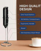 Electric Coffee Milk Frother – Creamy Café-Style Foam in Seconds ☕✨