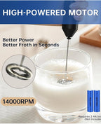 Electric Coffee Milk Frother – Creamy Café-Style Foam in Seconds ☕✨