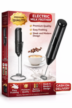 Electric Coffee Milk Frother – Creamy Café-Style Foam in Seconds ☕✨