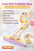 ✨ Fold. Wipe. Shine. – The Mini Foldable Mop Every Smart Home Needs! 🏠