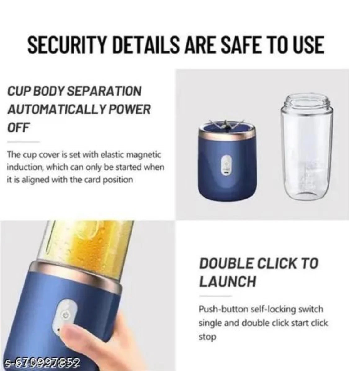 🥤 BlendPro™ Portable Juice & Smoothie Maker – Fresh Energy Anytime, Anywhere ⚡🍓