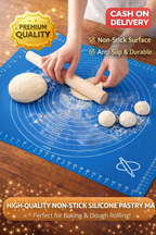 Non-Stick Baking Mat with Measurement Guide – Perfect for Pizza, Dough, and More